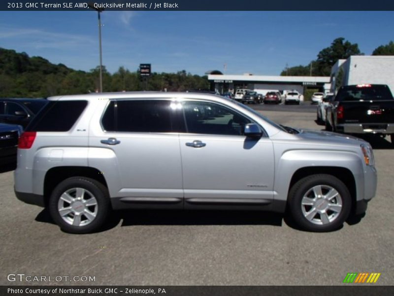 Quicksilver Metallic / Jet Black 2013 GMC Terrain SLE AWD