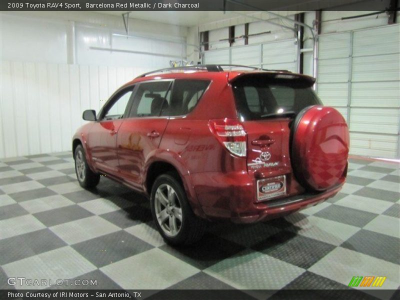 Barcelona Red Metallic / Dark Charcoal 2009 Toyota RAV4 Sport