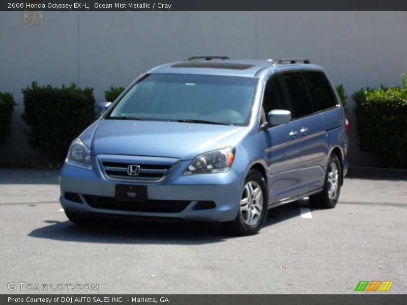 Ocean Mist Metallic / Gray 2006 Honda Odyssey EX-L