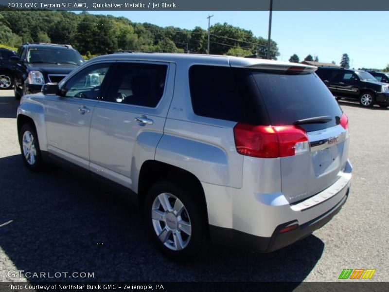 Quicksilver Metallic / Jet Black 2013 GMC Terrain SLE AWD