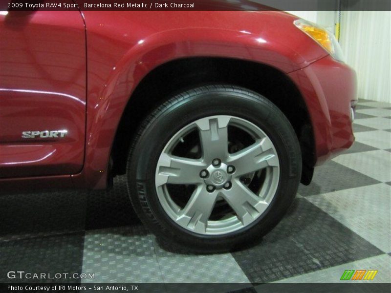 Barcelona Red Metallic / Dark Charcoal 2009 Toyota RAV4 Sport