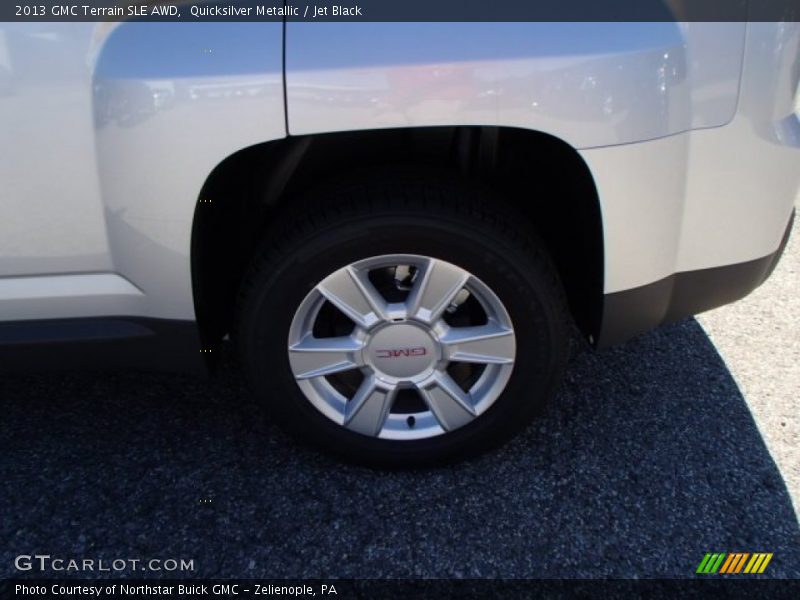 Quicksilver Metallic / Jet Black 2013 GMC Terrain SLE AWD