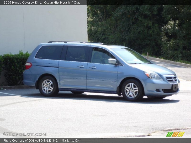 Ocean Mist Metallic / Gray 2006 Honda Odyssey EX-L