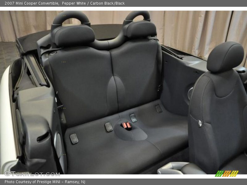 Pepper White / Carbon Black/Black 2007 Mini Cooper Convertible