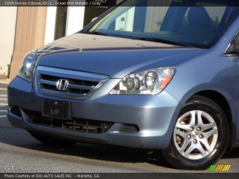 Ocean Mist Metallic / Gray 2006 Honda Odyssey EX-L