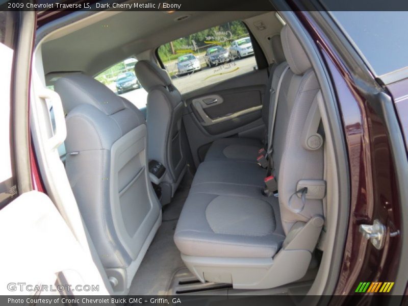 Dark Cherry Metallic / Ebony 2009 Chevrolet Traverse LS
