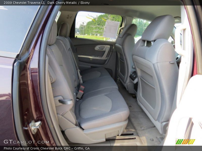 Dark Cherry Metallic / Ebony 2009 Chevrolet Traverse LS