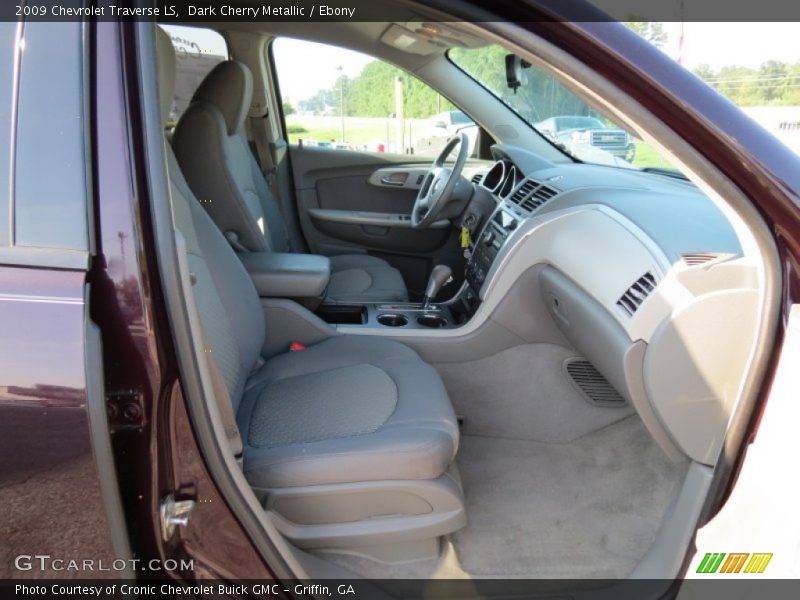 Dark Cherry Metallic / Ebony 2009 Chevrolet Traverse LS