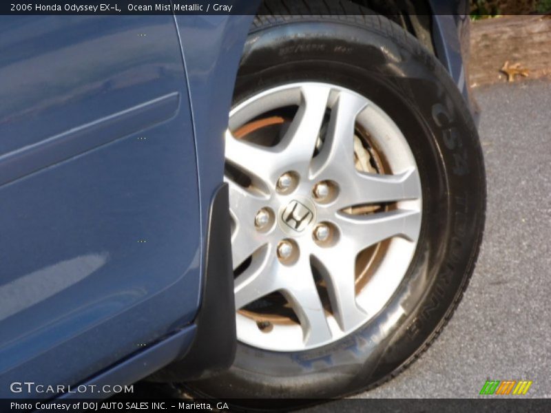 Ocean Mist Metallic / Gray 2006 Honda Odyssey EX-L