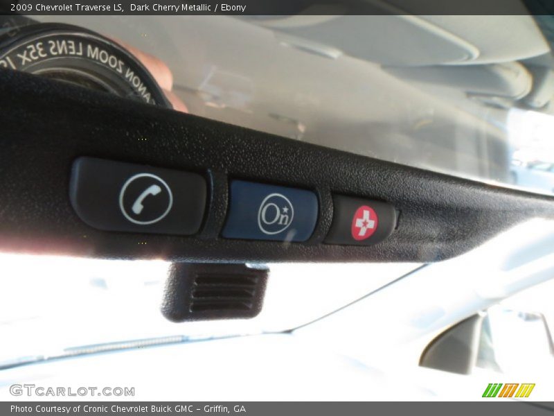 Dark Cherry Metallic / Ebony 2009 Chevrolet Traverse LS