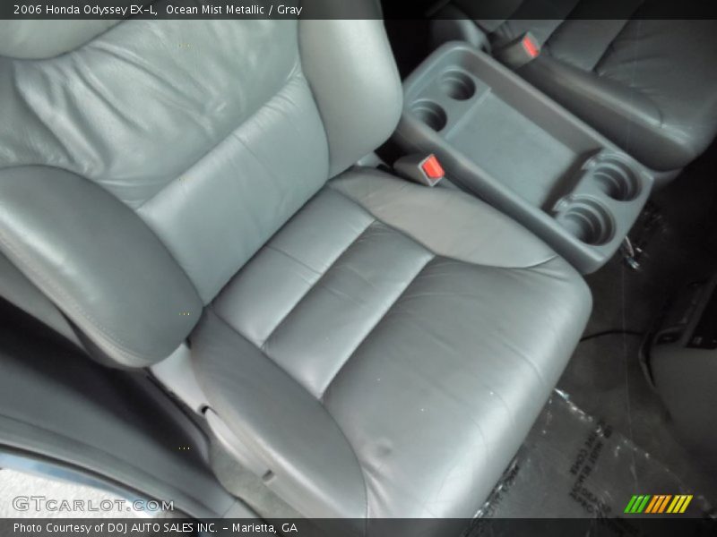 Ocean Mist Metallic / Gray 2006 Honda Odyssey EX-L