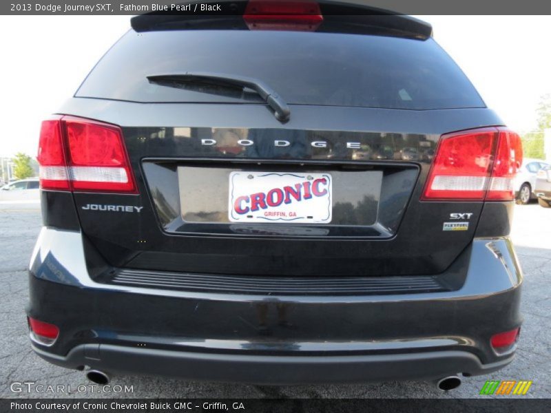 Fathom Blue Pearl / Black 2013 Dodge Journey SXT