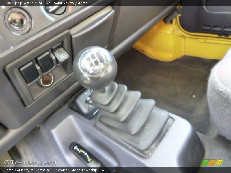 Solar Yellow / Agate 2000 Jeep Wrangler SE 4x4