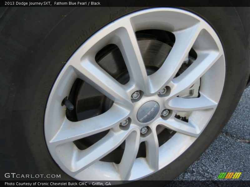 Fathom Blue Pearl / Black 2013 Dodge Journey SXT