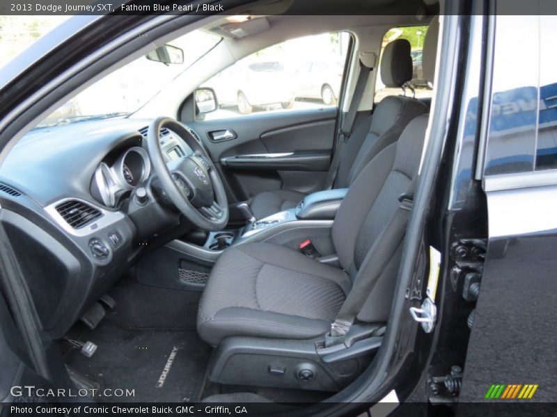 Fathom Blue Pearl / Black 2013 Dodge Journey SXT