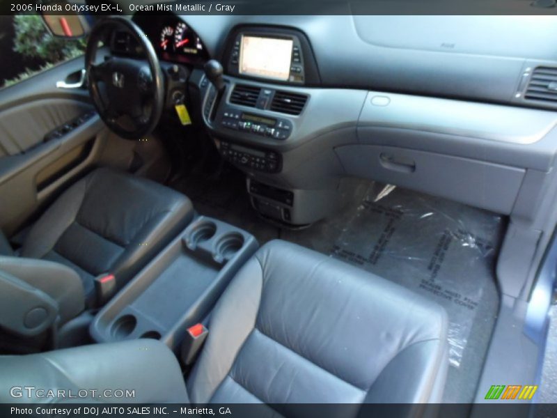 Ocean Mist Metallic / Gray 2006 Honda Odyssey EX-L
