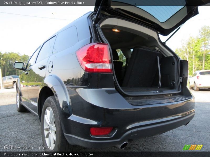 Fathom Blue Pearl / Black 2013 Dodge Journey SXT