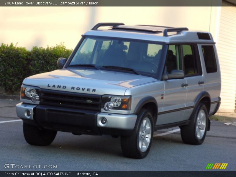 Zambezi Silver / Black 2004 Land Rover Discovery SE