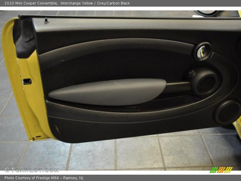 Interchange Yellow / Grey/Carbon Black 2010 Mini Cooper Convertible