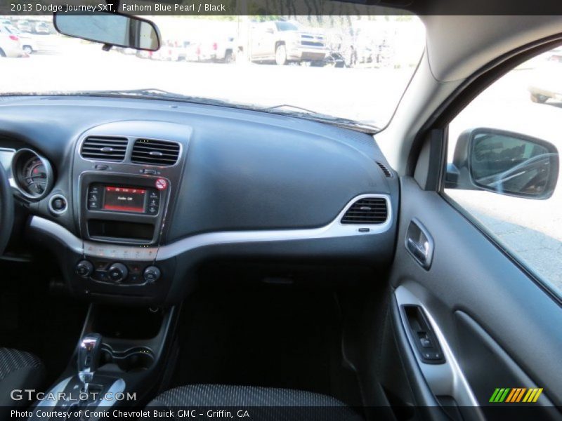 Fathom Blue Pearl / Black 2013 Dodge Journey SXT
