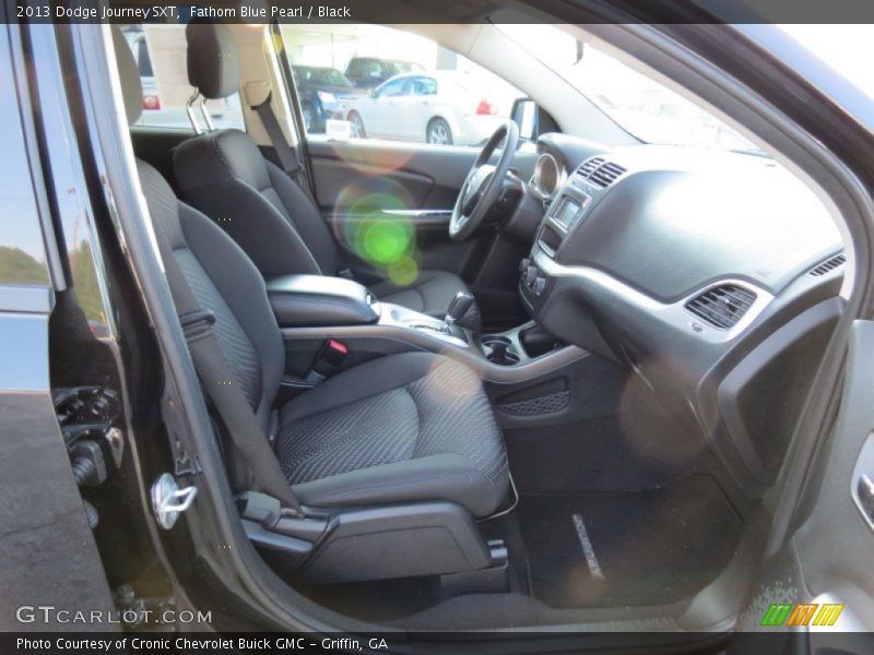Fathom Blue Pearl / Black 2013 Dodge Journey SXT
