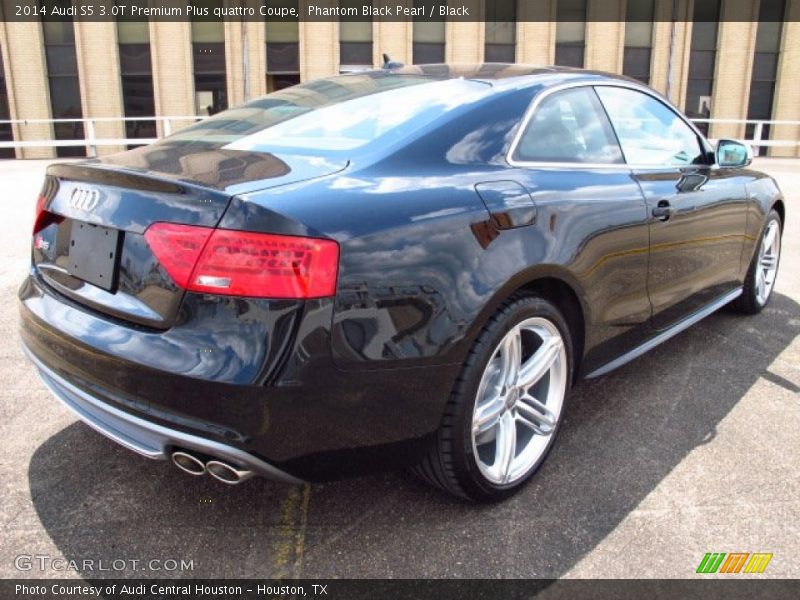 Phantom Black Pearl / Black 2014 Audi S5 3.0T Premium Plus quattro Coupe