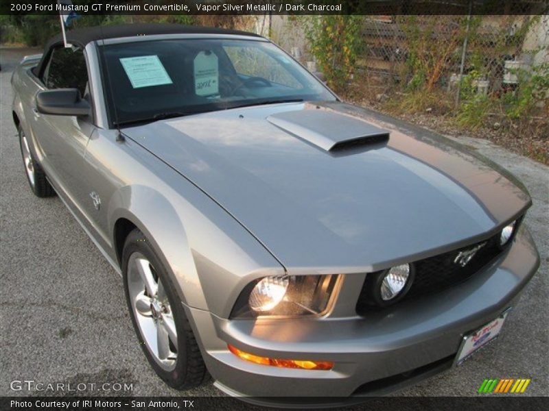 Vapor Silver Metallic / Dark Charcoal 2009 Ford Mustang GT Premium Convertible