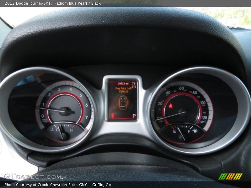 Fathom Blue Pearl / Black 2013 Dodge Journey SXT
