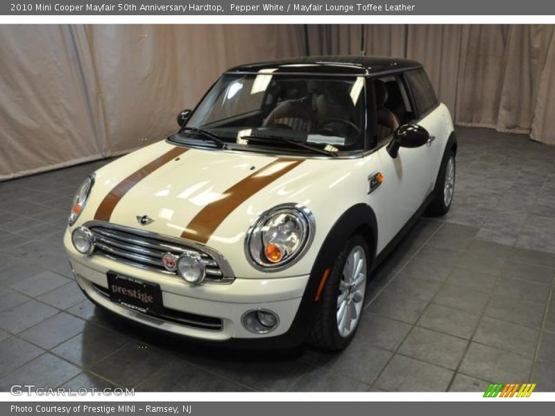Pepper White / Mayfair Lounge Toffee Leather 2010 Mini Cooper Mayfair 50th Anniversary Hardtop