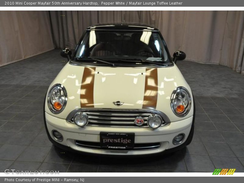 Pepper White / Mayfair Lounge Toffee Leather 2010 Mini Cooper Mayfair 50th Anniversary Hardtop