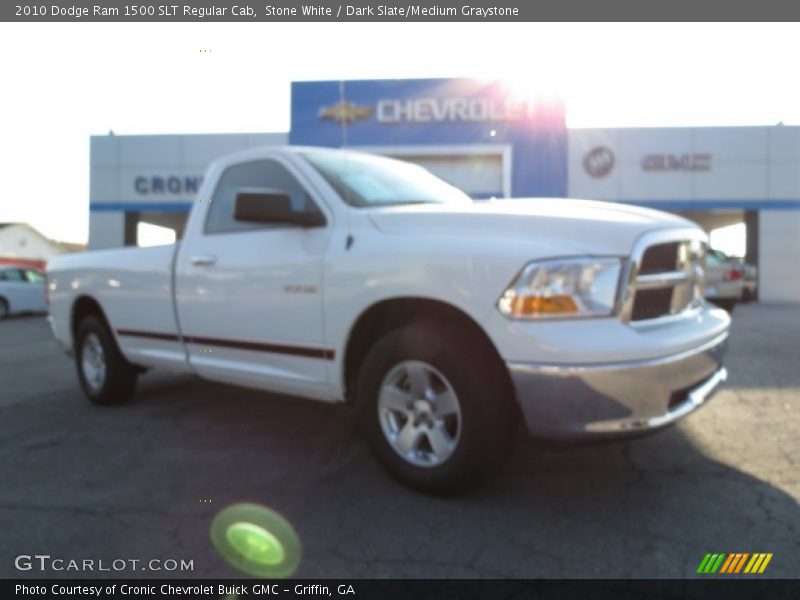 Stone White / Dark Slate/Medium Graystone 2010 Dodge Ram 1500 SLT Regular Cab