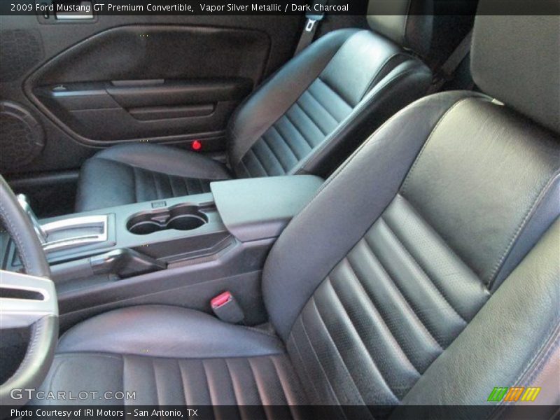 Vapor Silver Metallic / Dark Charcoal 2009 Ford Mustang GT Premium Convertible