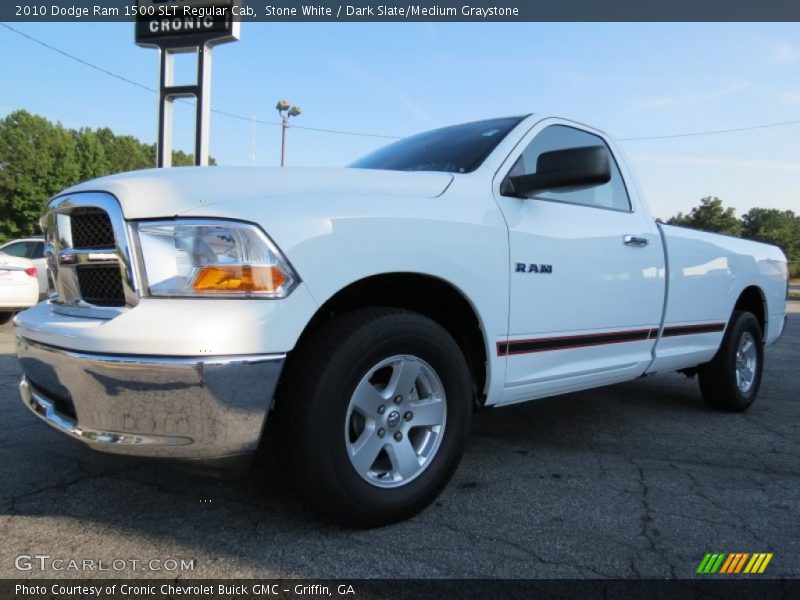 Stone White / Dark Slate/Medium Graystone 2010 Dodge Ram 1500 SLT Regular Cab
