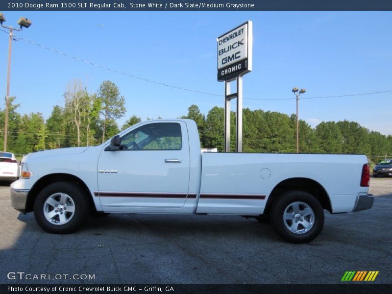Stone White / Dark Slate/Medium Graystone 2010 Dodge Ram 1500 SLT Regular Cab