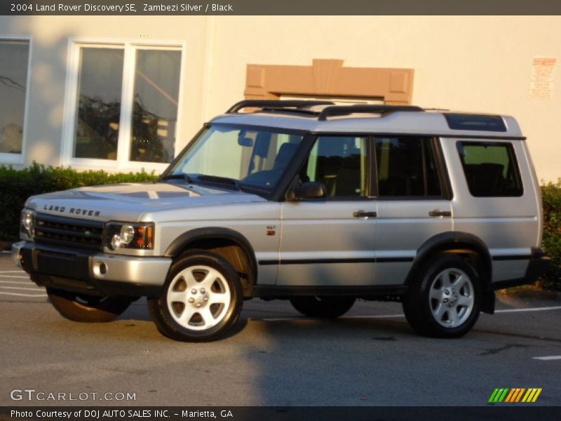 Zambezi Silver / Black 2004 Land Rover Discovery SE