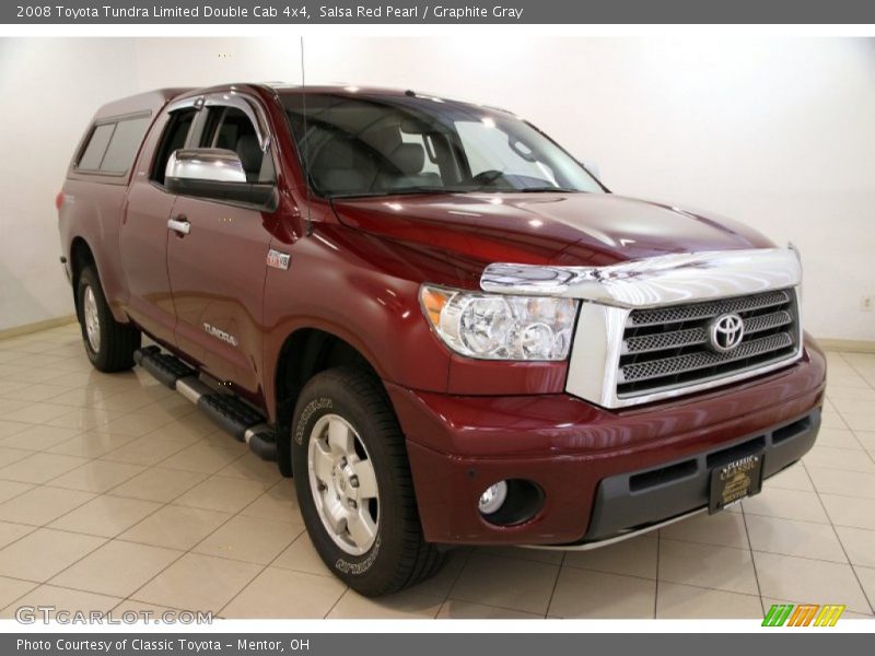 Salsa Red Pearl / Graphite Gray 2008 Toyota Tundra Limited Double Cab 4x4