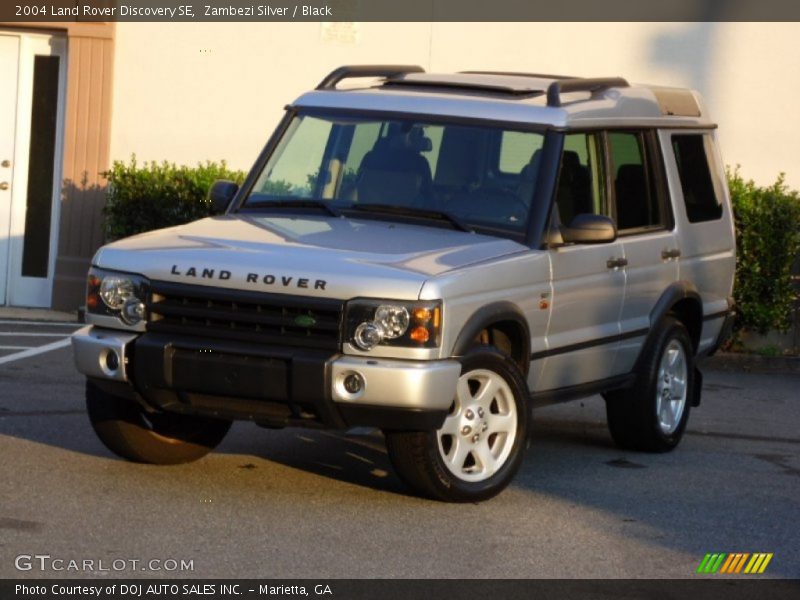 Zambezi Silver / Black 2004 Land Rover Discovery SE
