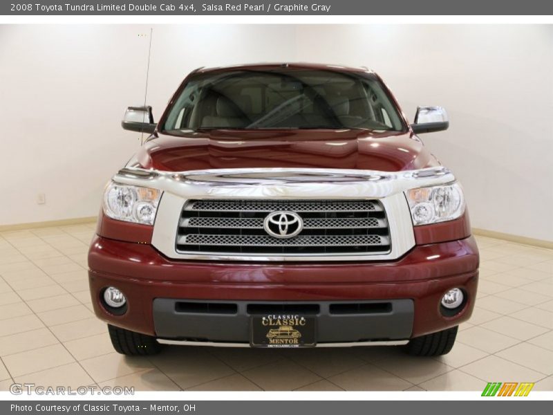 Salsa Red Pearl / Graphite Gray 2008 Toyota Tundra Limited Double Cab 4x4