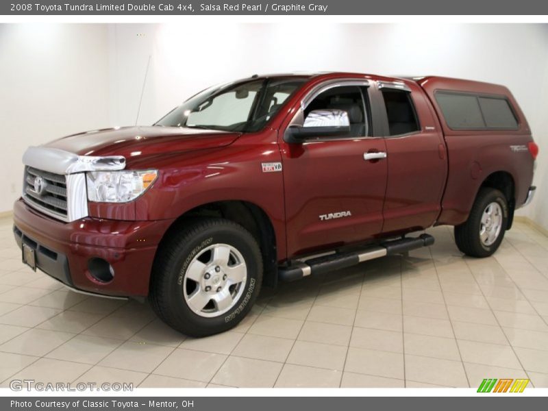 Salsa Red Pearl / Graphite Gray 2008 Toyota Tundra Limited Double Cab 4x4