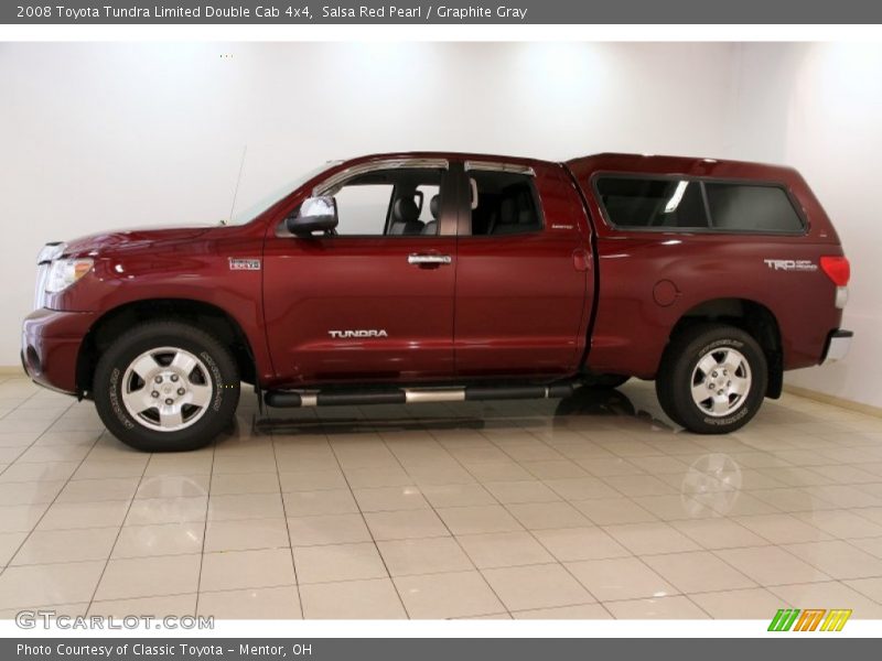 Salsa Red Pearl / Graphite Gray 2008 Toyota Tundra Limited Double Cab 4x4