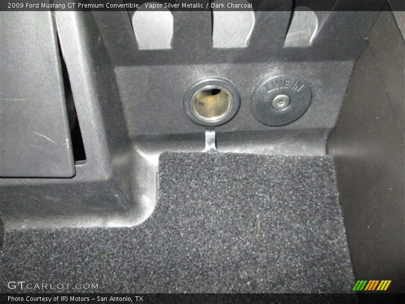 Vapor Silver Metallic / Dark Charcoal 2009 Ford Mustang GT Premium Convertible