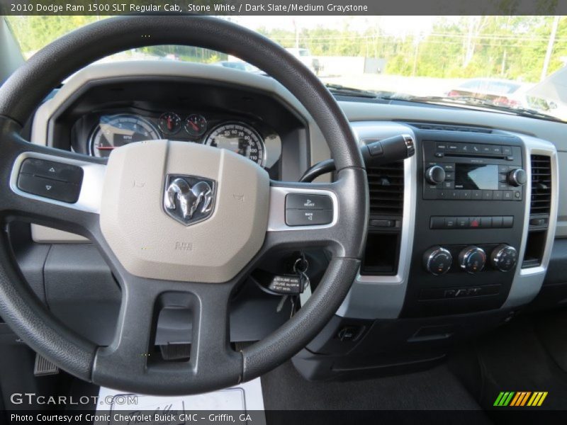 Stone White / Dark Slate/Medium Graystone 2010 Dodge Ram 1500 SLT Regular Cab