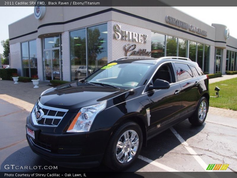 Black Raven / Ebony/Titanium 2011 Cadillac SRX FWD