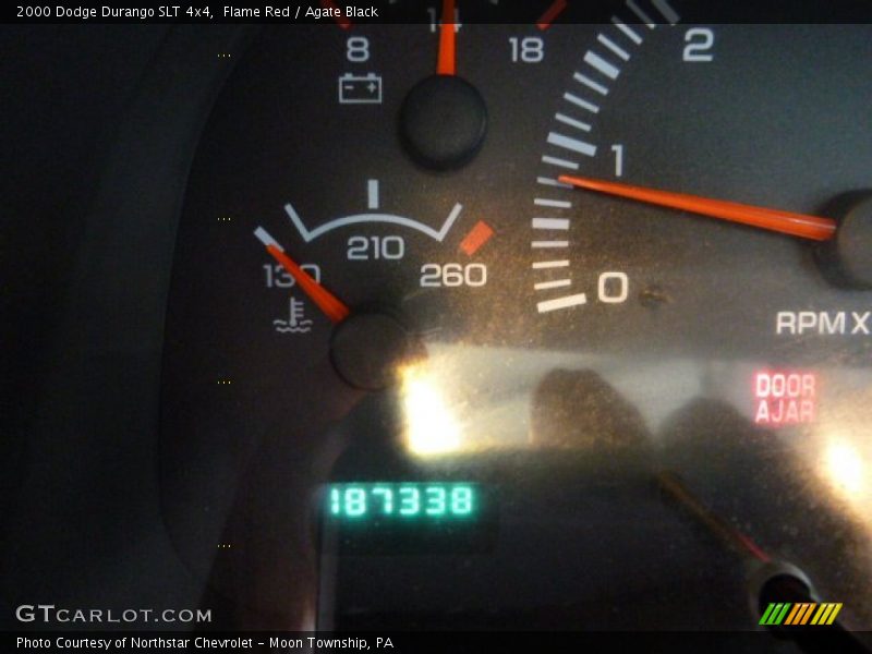 Flame Red / Agate Black 2000 Dodge Durango SLT 4x4