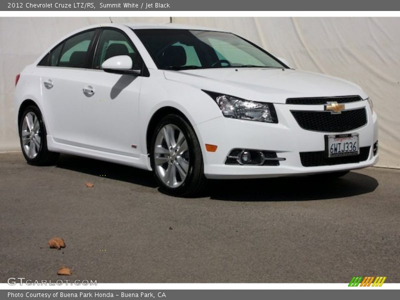 Summit White / Jet Black 2012 Chevrolet Cruze LTZ/RS