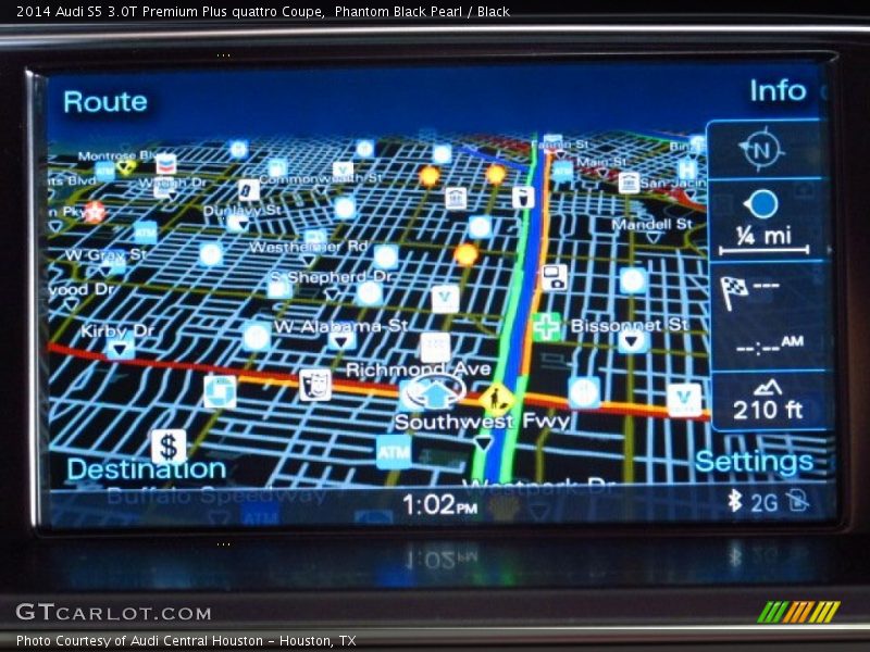 Phantom Black Pearl / Black 2014 Audi S5 3.0T Premium Plus quattro Coupe