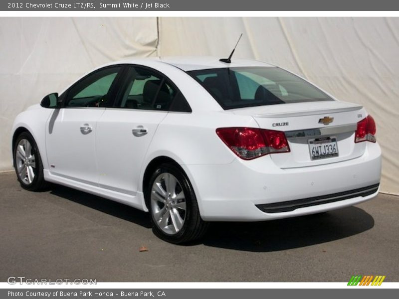 Summit White / Jet Black 2012 Chevrolet Cruze LTZ/RS