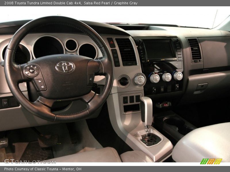 Salsa Red Pearl / Graphite Gray 2008 Toyota Tundra Limited Double Cab 4x4