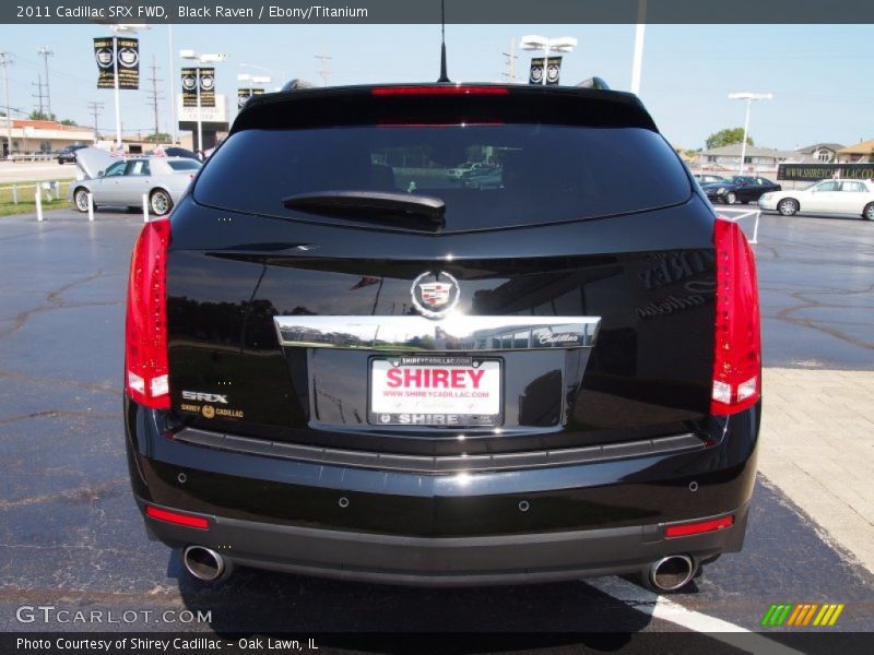 Black Raven / Ebony/Titanium 2011 Cadillac SRX FWD
