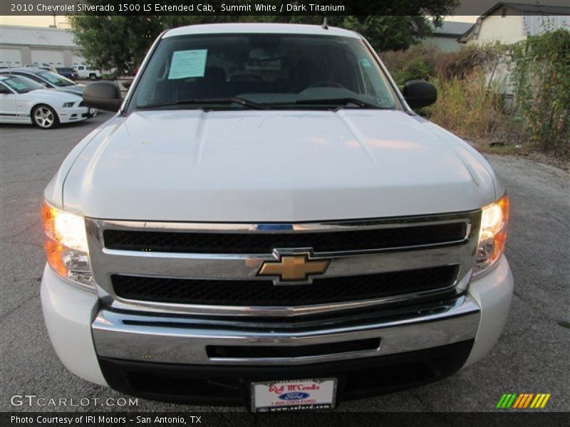 Summit White / Dark Titanium 2010 Chevrolet Silverado 1500 LS Extended Cab